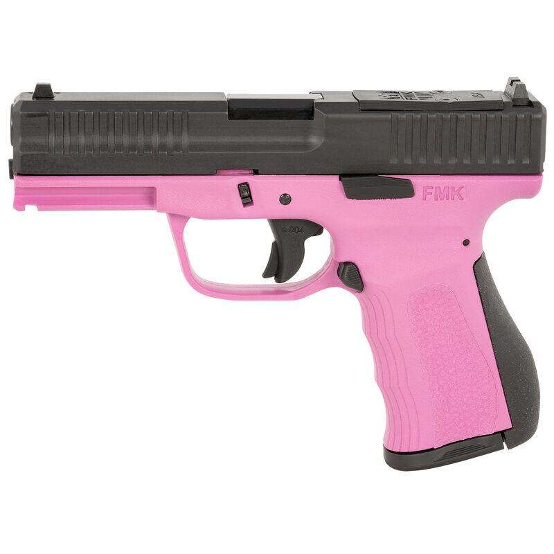 Grips Pads Stocks FMK Firearms Ready Series FMK MACH 9 9MM 4in BBL 804 TRIGG 1 10RD MAG OR SLIDE - PINK • Model: Ready Series